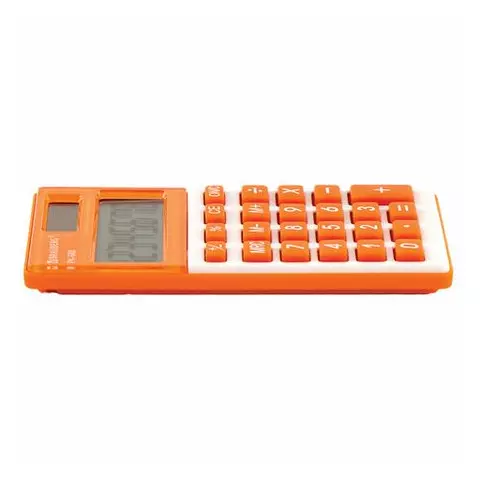 Калькулятор карманный Brauberg PK-608-RG (107x64 мм.) 8 разрядов двойное питание оранжевый