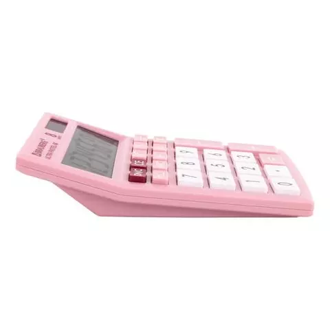 Калькулятор настольный Brauberg ULTRA PASTEL-08-PK КОМПАКТНЫЙ (154x115 мм.) 8 разрядов двойное питание розовый