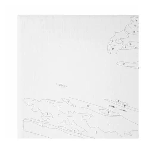 Картина по номерам 40х50 см. Остров cокровищ "Хранитель ключей" на подрамнике акрил кисти