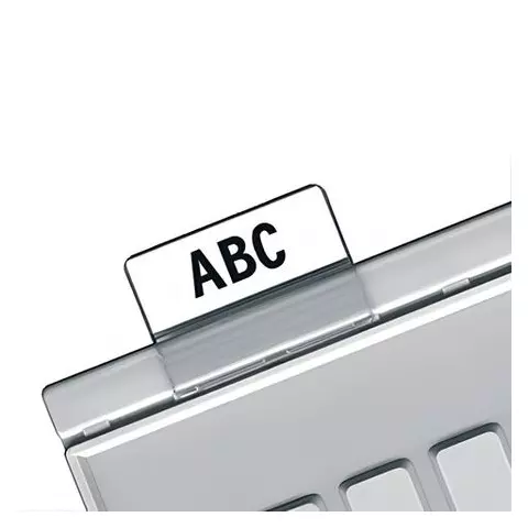 Картотечные индексные окна HAN (Германия) комплект 10 шт. для разделителей А4 А5 А6 прозрачные