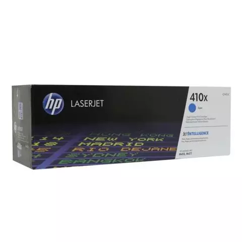 Картридж лазерный HP LaserJet Pro M477/M452 №410X голубой оригинальный 5000 страниц