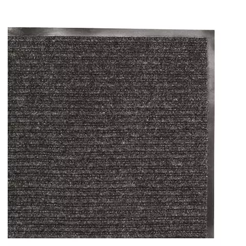 Коврик входной ворсовый влаго-грязезащитный Laima 120х150 см. ребристый толщина 7 мм. черный