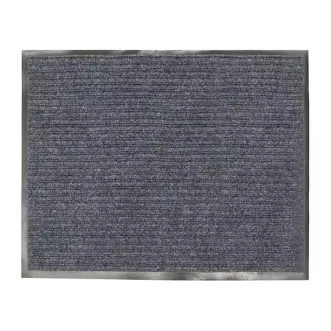 Коврик входной ворсовый влаго-грязезащитный 120х150 см. толщина 7 мм. серый VORTEX