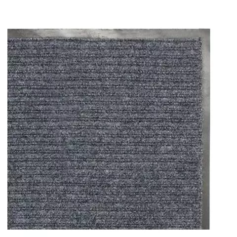 Коврик входной ворсовый влаго-грязезащитный Laima 90х120 см. ребристый толщина 7 мм. серый