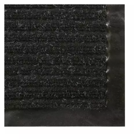 Коврик-дорожка ворсовый влаго-грязезащита Laima 12х15 м. толщина 7 мм. черный в рулоне