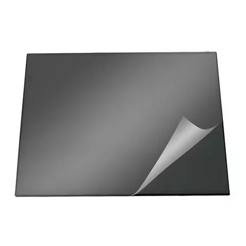 Коврик-подкладка настольный для письма (650х520 мм.) c прозрачным листом черный Durable (Германия)