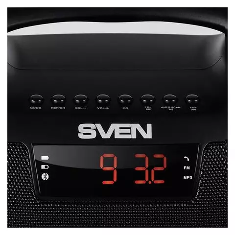 Колонка портативная Sven PS-460 2.0 18 Вт Bluetooth FM-тюнер USB microUSB черная