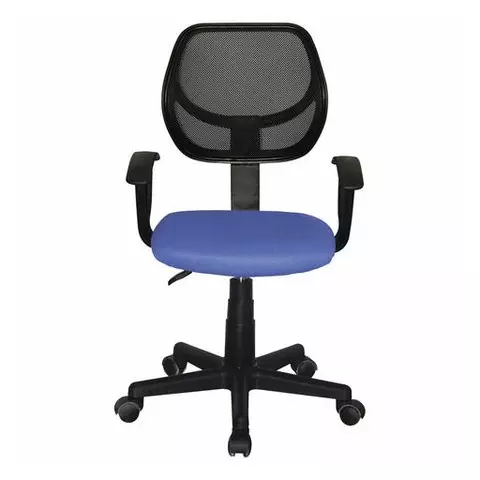 Кресло компактное Brabix "Flip MG-305" ткань TW синее/черное