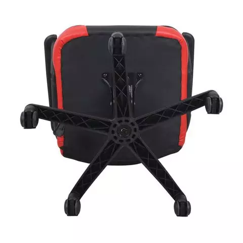 Кресло компьютерное Brabix "Fighter GM-008" экокожа черное/красное