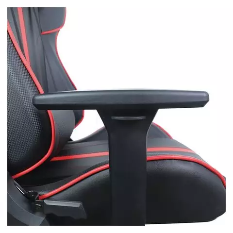 Кресло компьютерное Brabix "GT Carbon GM-120" две подушки экокожа черное/красное