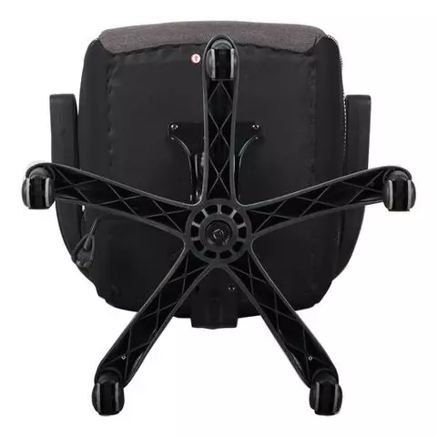 Кресло компьютерное Brabix "Techno GM-002" ткань черное/серое вставки белые