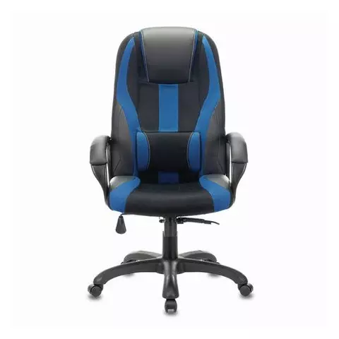 Кресло компьютерное Brabix Premium "Rapid GM-102" нагрузка 180 кг. экокожа/ткань черное/синее