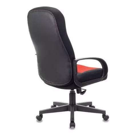 Кресло офисное Brabix "City EX-512" ткань черная/красная TW