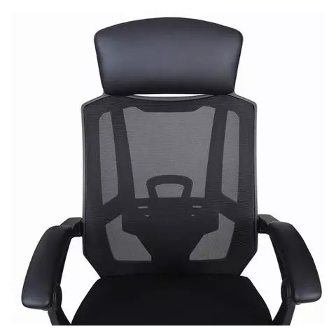 Кресло офисное Brabix "Nexus ER-401" с подголовником черное