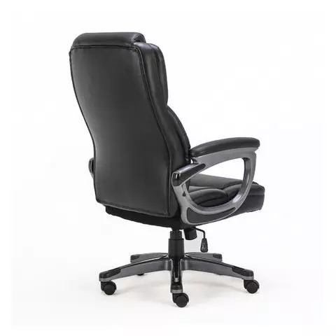 Кресло офисное Brabix Premium "Favorite EX-577" пружинный блок рециклированная кожа черное