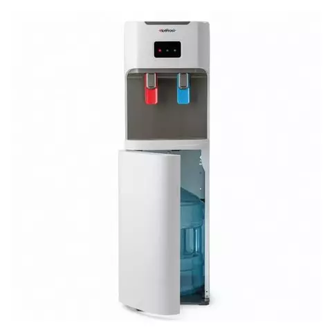 Кулер для воды HOT FROST V115АЕ напольный нагрев/охлаждение электронное бутыль снизу 2 крана серый