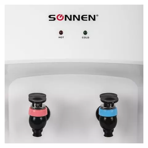 Кулер для воды Sonnen TSE-02WT настольный нагрев/охлаждение электронное 2 крана белый