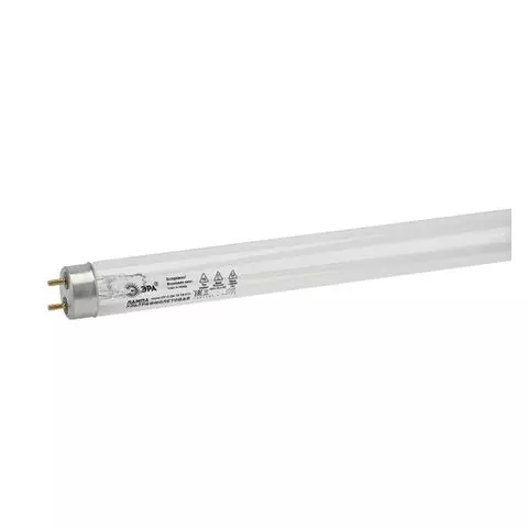 Лампа бактерицидная ультрафиолетовая Эра UV-С 15 Вт G13 трубка 45 см.