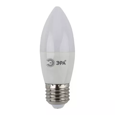Лампа светодиодная Эра 10(70) Вт цоколь Е27 свеча теплый белый 25000 ч ECO LED B35-10W-2700-E27