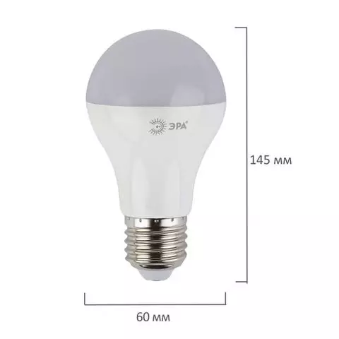 Лампа светодиодная Эра 11 (100) Вт цоколь E27 грушевидная теплый белый свет 25000 ч. LED smdA60-10w-827-E27