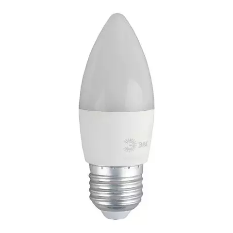 Лампа светодиодная Эра 8(55) Вт цоколь Е27 свеча нейтральный белый 25000 ч ECO LED B35-8W-4000-E27