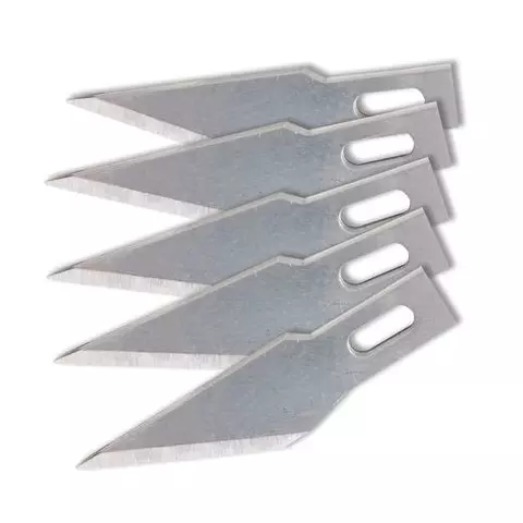 Лезвия для макетных ножей (скальпелей) 8 мм. Brauberg комплект 5 шт. блистер