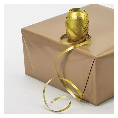 Набор для декора и подарков 4 банта 2 ленты матовый металл цвета: золотистый серебристый Золотая Сказка