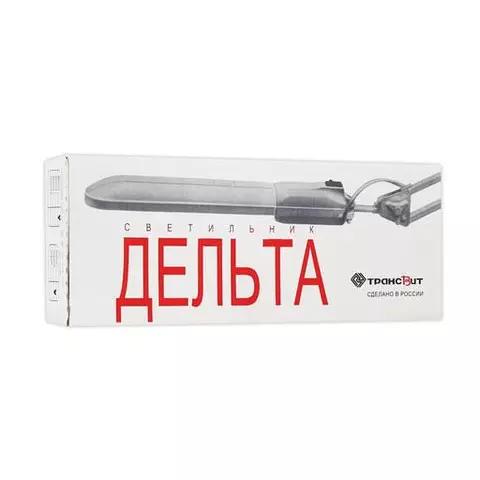 Настольная лампа светильник Дельта + на подставке ЛЮМИНЕСЦЕНТНАЯ цоколь 2G7 11 Вт чёрный