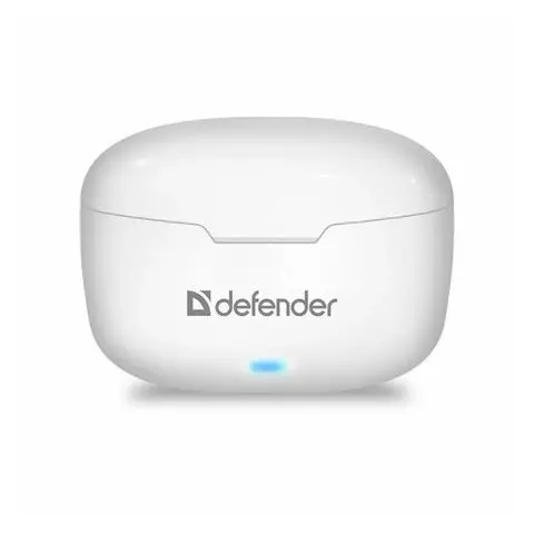Наушники с микрофоном (гарнитура) Defender TWINS 903 Bluetooth беспроводные белые