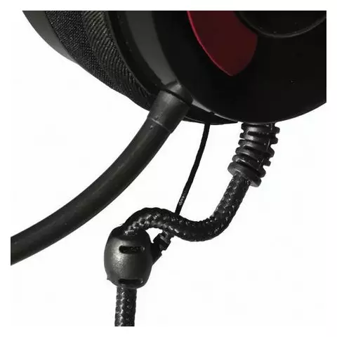 Наушники с микрофоном (гарнитура) Sven AP-540 проводные 22 м. с оголовьем черно-красные