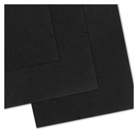 Обложки картонные для переплета большой формат А3 комплект 100 шт. тиснение под кожу 230г./м2 черные Brauberg