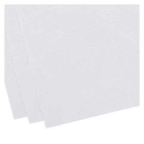 Обложки картонные для переплета А4 комплект 100 шт. тиснение под кожу 230г./м2 белые Офисмаг