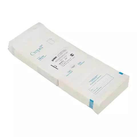 Пакет бумажный для стерилизации самоклеящийся Винар СТЕРИТ комплект 100 шт. для паровой/воздушной стерилизации 100х250 мм.