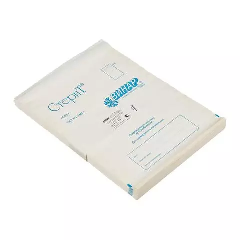 Пакет бумажный для стерилизации самоклеящийся Винар СТЕРИТ комплект 100 шт. для паровой/воздушной стерилизации 300х450 мм.