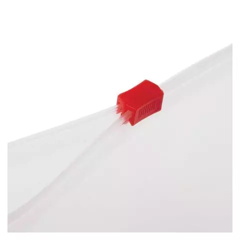 Папка-конверт на молнии малого формата (245х190 мм.) А5 прозрачная 012 мм. Staff