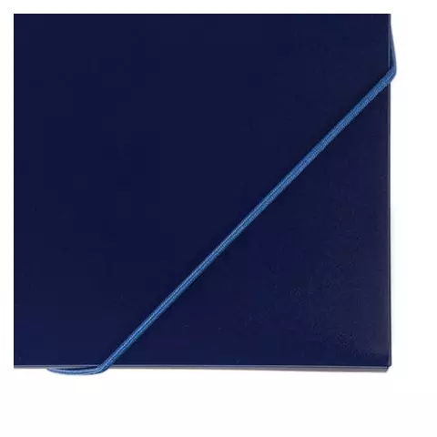 Папка-короб на резинках Brauberg 30 мм. синяя 07 мм.