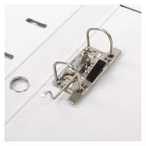 Папка-регистратор Офисмаг фактура стандарт с мраморным покрытием 50 мм. черный корешок