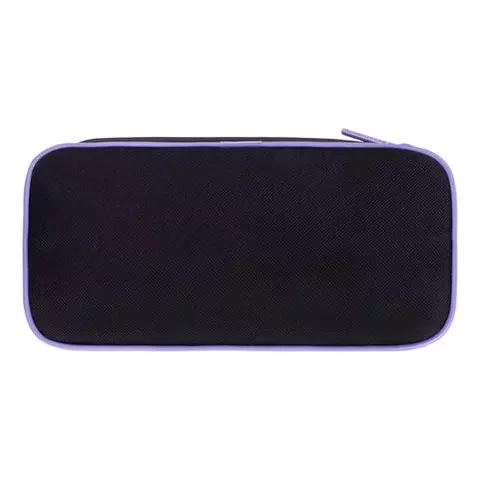 Пенал-косметичка Brauberg 1 отделение 2 кармана органайзер полиэстер 21x10x5 см. черно-фиолетовый