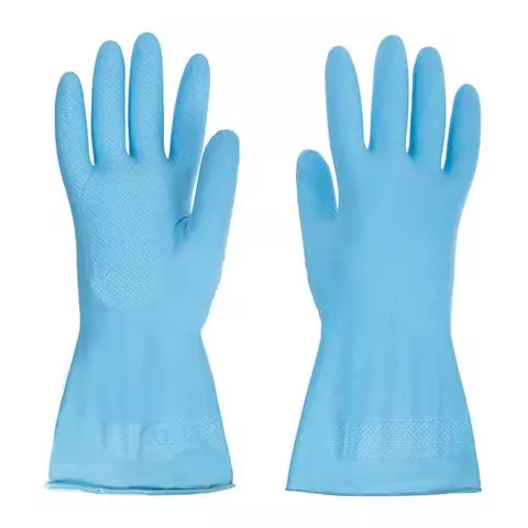 Перчатки нитриловые многоразовые гипоалергенные Laima прочные хлопчатобумажное напыление размер XL (очень большой)