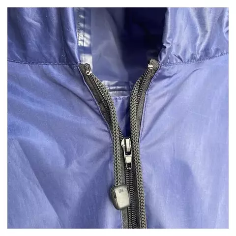 Плащ-дождевик синий на молнии многоразовый с ПВХ-покрытием размер 60-62 (XXXL) рост 170-176 Грандмастер