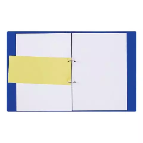 Разделители листов (полосы 240х105 мм.) картонные комплект 100 шт. желтые Brauberg