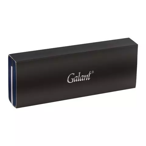 Ручка подарочная шариковая Galant "MALBRETT" корпус золотистый детали оружейный металл узел 07 мм. синяя