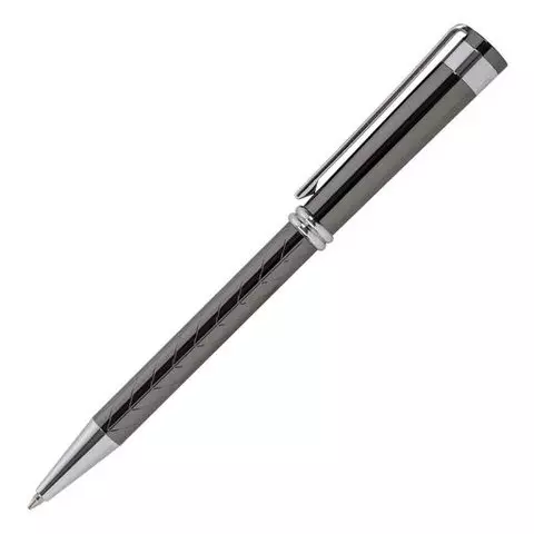 Ручка подарочная шариковая Galant "MARINUS" корпус оружейный металл детали хром узел 07 мм. синяя