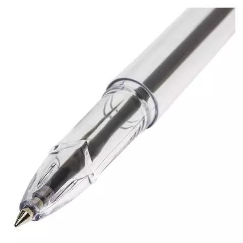 Ручка шариковая настольная Офисмаг "Стенд-Пен2" синяя пружинка корпус черный линия письма 05 мм.