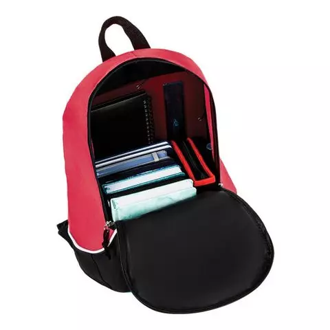 Рюкзак Staff FLASH универсальный черно-красный 40х30х16 см.