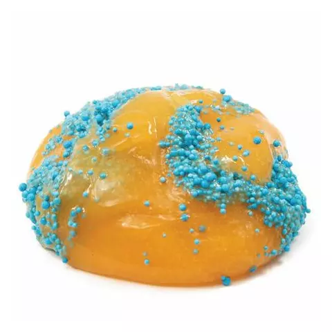 Слайм (лизун) "Crunch Slime. Boom" с ароматом апельсина 200 г. Волшебный Мир