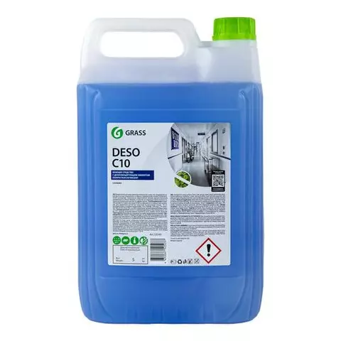 Средство моющее c дезинфицирующим эффектом 5 кг. GRASS DESO C10 концентрат