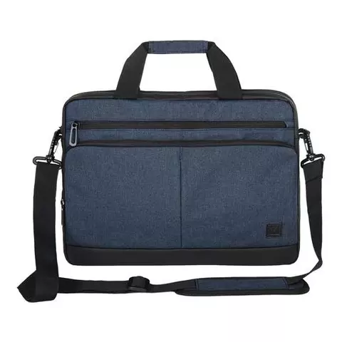 Сумка-портфель Brauberg "Forward" с отделением для ноутбука 156" темно-синяя 29х40х9 см.