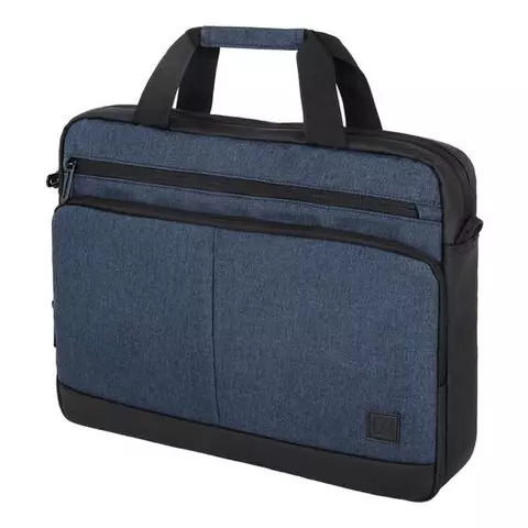 Сумка-портфель Brauberg "Forward" с отделением для ноутбука 156" темно-синяя 29х40х9 см.
