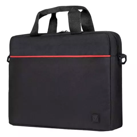 Сумка-портфель Brauberg "Practical" с отделением для ноутбука 156" черная 29х40х7 см.
